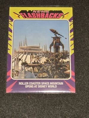 2024 Topps Heritage #NF-3 Space Mountain News Flashbacks - Image 1