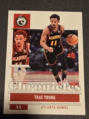 2021-22 Panini Chronicles #6 Trae Young - Image 1