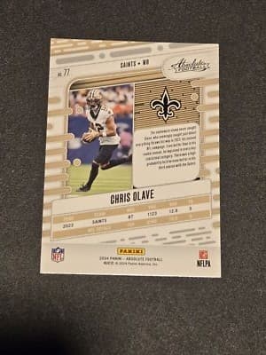 2024 Panini Absolute #77 Chris Olave - Thumbnail 2