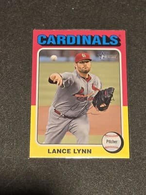 2024 Topps Heritage #259 Lance Lynn - Image 1