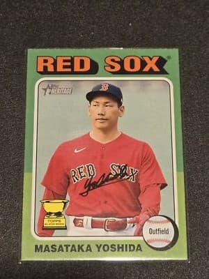 2024 Topps Heritage #292 Masataka Yoshida - Image 1