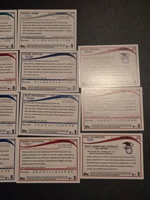 Topps 2014 Rookie Card Lot 14 Gold Parallel #/2014 Freeman Scherzer Polanco - Thumbnail 6