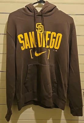 Nike San Diego Padres Sweatshirt Mens Size Medium Brown - Image 1