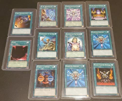 Yu-gi-oh Magic/spell Card Lot Of 11 Cards - Image 1