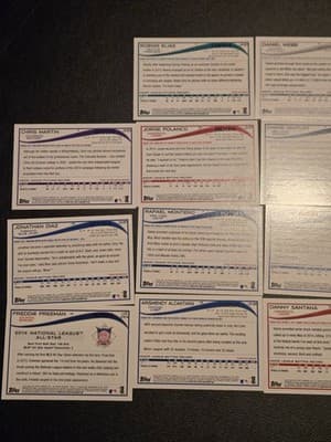 Topps 2014 Rookie Card Lot 14 Gold Parallel #/2014 Freeman Scherzer Polanco - Thumbnail 5