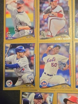 Topps 2014 Rookie Card Lot 14 Gold Parallel #/2014 Freeman Scherzer Polanco - Thumbnail 2