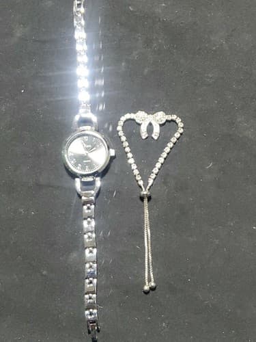 Womens Disu Watch With Stone Brooch - Image 1