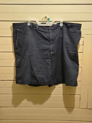 Red Kap Work Shorts Mens 50 Navy 65% Polyester 35% Cotton Utility Straight Fit - Image 1