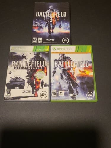 Battlefield Xbox 360 And Pc Games Lot - Image 1