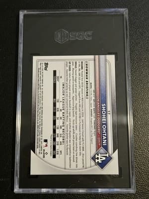 Dodgers Lot Ohtani SGC 10 + Roki Sasaki RC SGC 9.5 & New Era 9FIFTY Snapback - Thumbnail 3