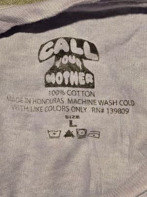 Call Your Mother Shirt Mens L Voodoo Rock Festival 1966 Graphic Lavender - Thumbnail 2