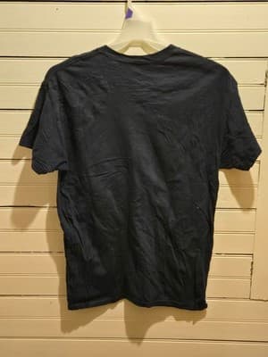 Gildan Shirt Mens L Puerto Rico Skull Map Graphic Black Short Sleeve Souvenir - Thumbnail 3