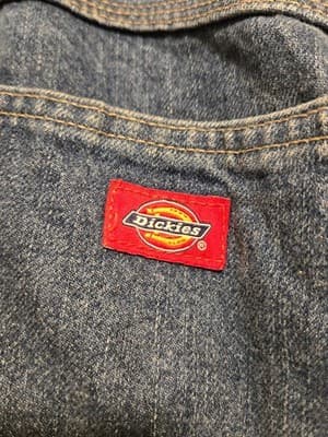 Dickies Jeans Mens 46 Carpenter Work Pants Blue Denim Heavy Duty 46x30 Relaxed - Thumbnail 3