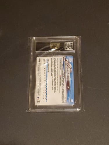 ozzie albies rookie card Graded With 9 Mint By GMA - Thumbnail 2