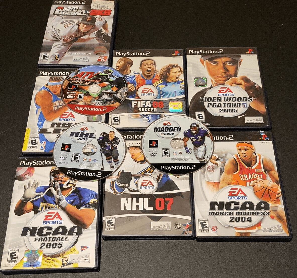 Lot Of 10 Sports Games For Ps2 - Image 1