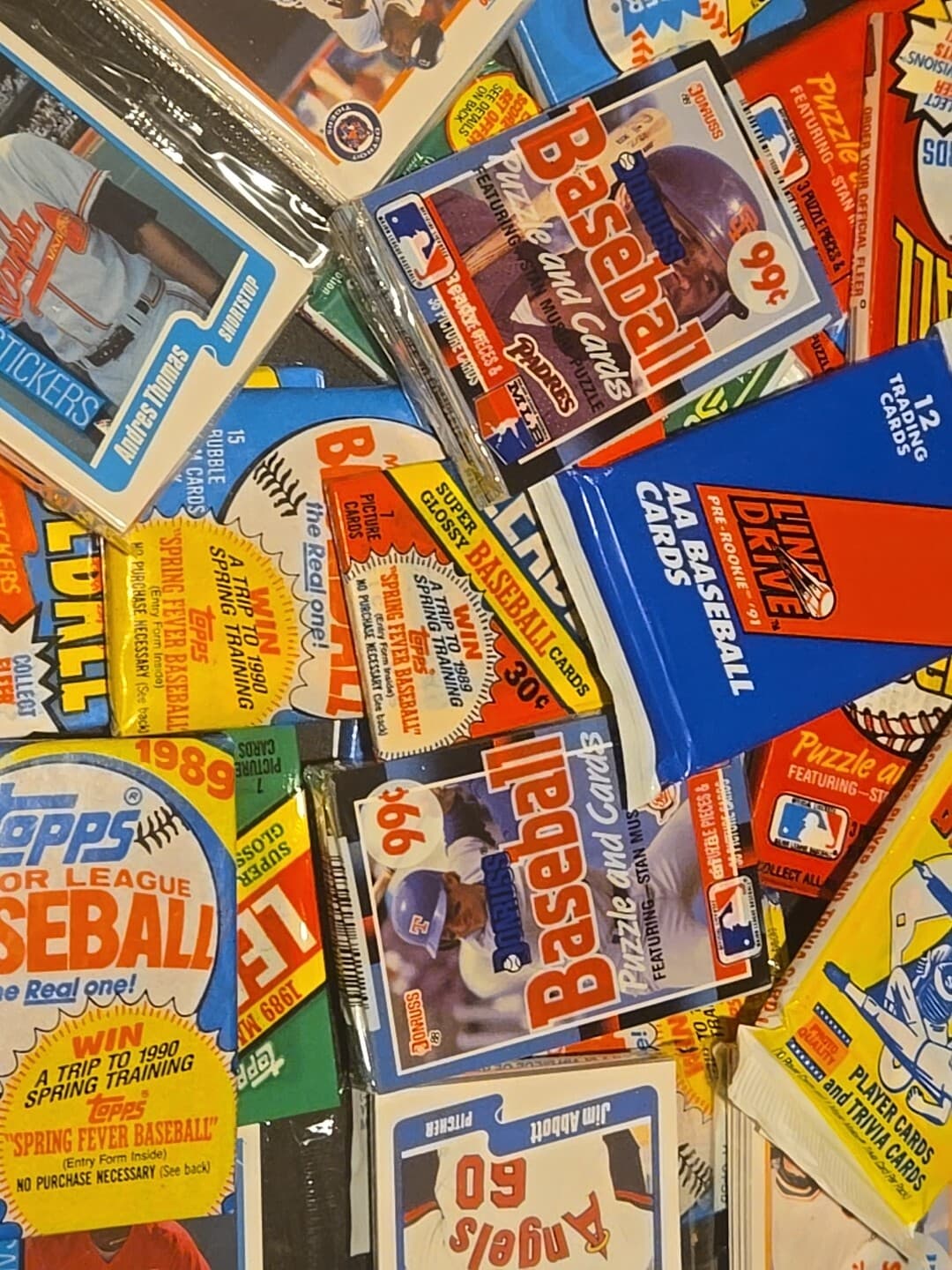 Baseball Card Packs Lot of 5 Packs - Image 1