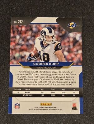 2020 Panini Prizm #272 Cooper Kupp - Thumbnail 2