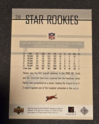 2003 Upper Deck #241 Carson Palmer - Thumbnail 2