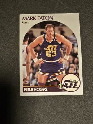 1990-91 Hoops #287 Mark Eaton - Image 1