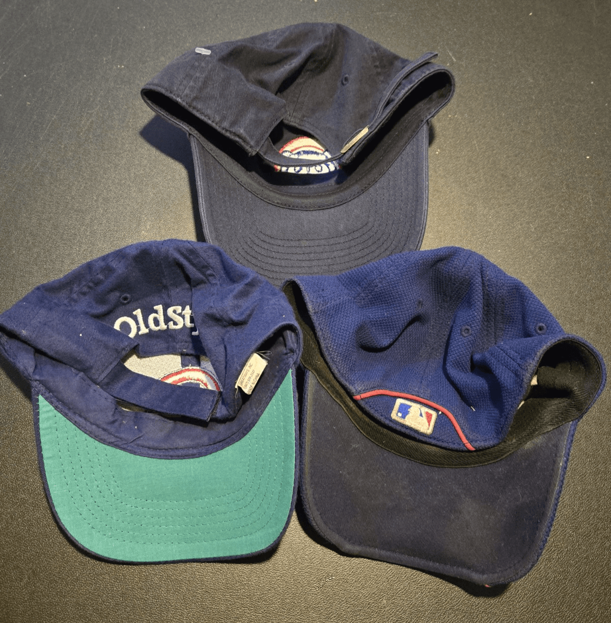 Vintage Chicago Cubs Hat Lot of 3 – Classic C Logo, Angry Bear, MLB Baseball Cap - Thumbnail 2