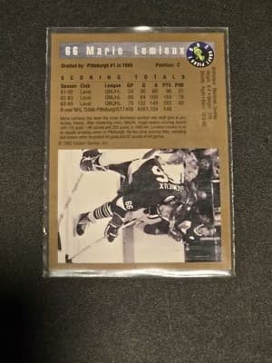 1992 Classic Draft Picks #66 Mario Lemieux - Thumbnail 2