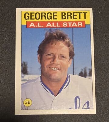 1986 Topps #714 George Brett - Image 1
