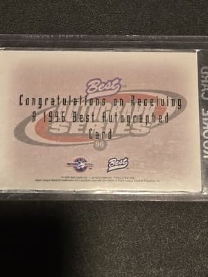 1996 Best #NNO Mark Redman Autographs - Thumbnail 2