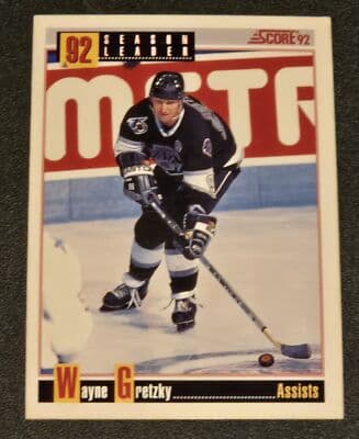 1992-93 Score #412 Wayne Gretzky - Image 1