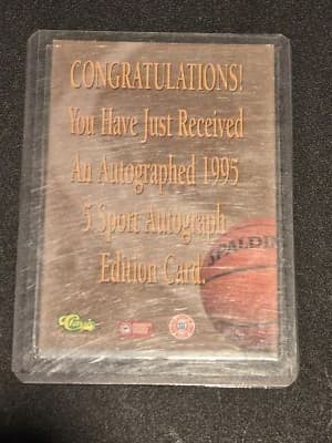 1995 Classic Five Sport #NNO Constantin Popa Autographs - Thumbnail 2