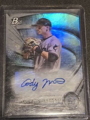 2022 Bowman Platinum #TOP-11 Cody Morissette Top Prospect Autograph - Image 1