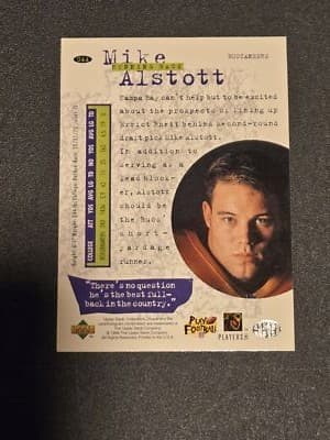 1996 Collector's Choice Update #U44 Mike Alstott - Thumbnail 2