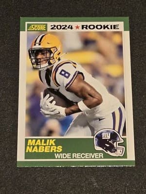 2024 Score #5 Malik Nabers 35th Anniversary Rookies - Image 1