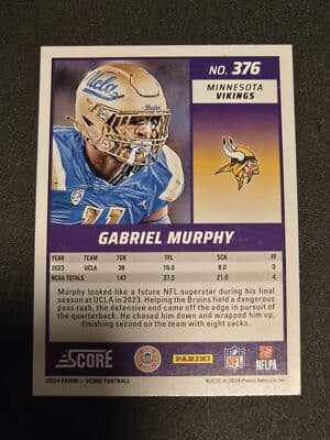 2024 Score #376 Gabriel Murphy Green - Thumbnail 2
