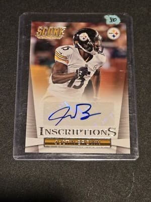 2014 Score #I-JB Justin Brown Inscriptions - Image 1