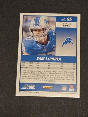 2024 Score #95 Sam LaPorta Green - Thumbnail 2