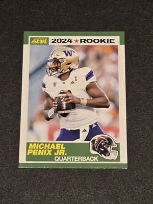2024 Score #7 Michael Penix Jr. 35th Anniversary Rookies - Image 1