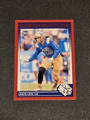 2024 Score #316 Laiatu Latu Red - Image 1