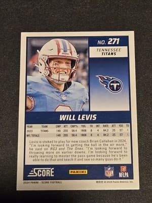2024 Score #271 Will Levis Green - Thumbnail 2