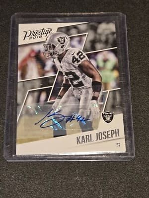 2018 Panini Prestige #145 Karl Joseph Veteran Signatures - Image 1
