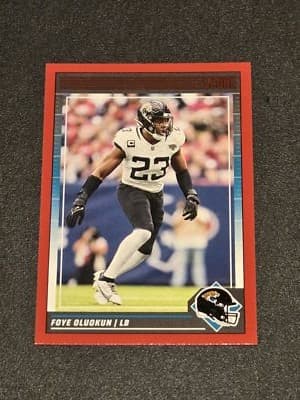 2024 Score #129 Foye Oluokun Red - Image 1