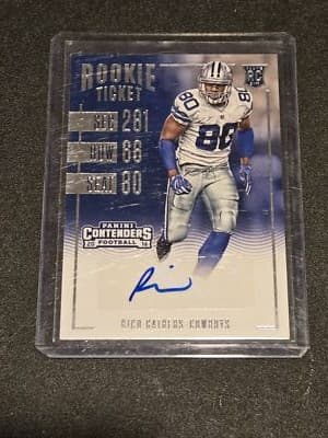2016 Panini Contenders #179 Rico Gathers - Image 1