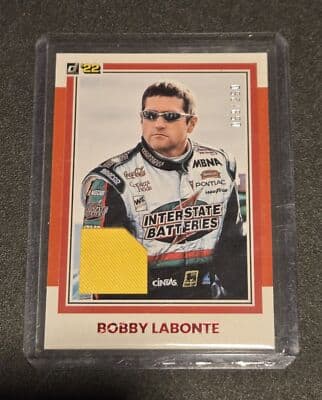 2022 Donruss #R81R-BL Bobby Labonte Retro 1981 Relics Red #/250 - Image 1