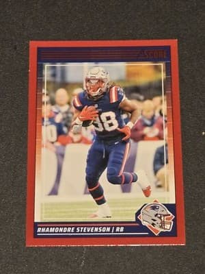 2024 Score #192 Rhamondre Stevenson Red - Image 1