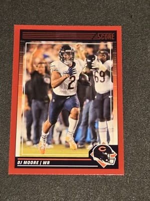 2024 Score #46 DJ Moore Red - Image 1