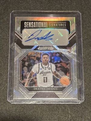 2023 Panini Prizm Draft Picks #SS-DXD Dexter Dennis Sensational Signatures - Image 1