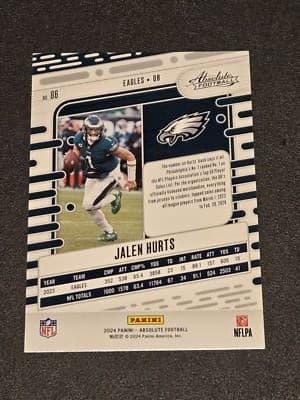2024 Panini Absolute #86 Jalen Hurts Retail - Thumbnail 2