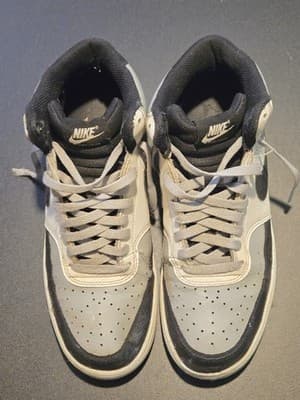 Nike Court Vision Mid Black/White Men’s Size 10 Sneakers – Worn, Good Condition - Thumbnail 5