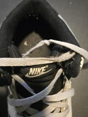 Nike Court Vision Mid Black/White Men’s Size 10 Sneakers – Worn, Good Condition - Thumbnail 7