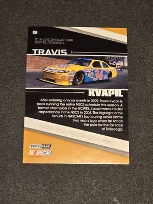 2010 Press Pass Stealth #19 Travis Kvapil - Thumbnail 2
