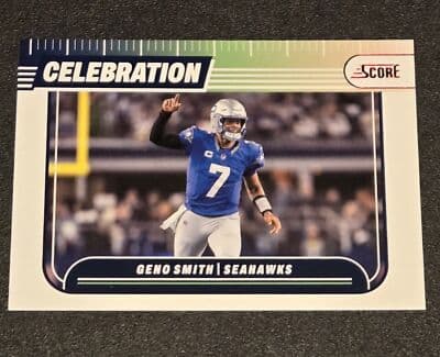 2024 Score #C-GSH Geno Smith Celebration Red - Image 1
